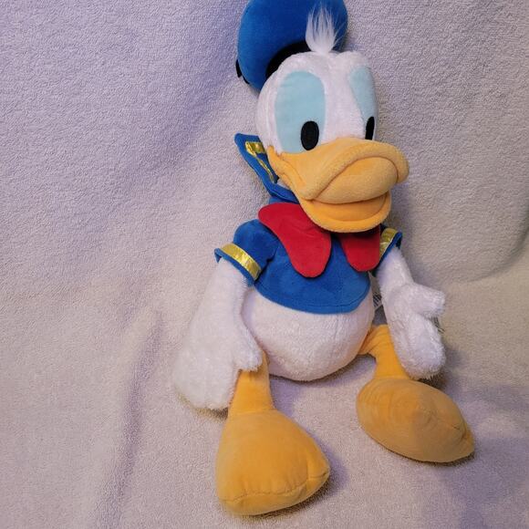 Disney Store Donald Duck Stuffed Plush Toy 15 Inch Blue Sailor Suit - Picture 8 of 8